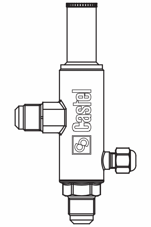 貯液器壓力調節閥3350/4,SAE喇叭口直螺紋接頭